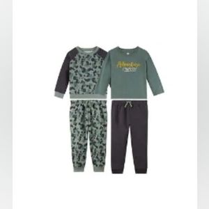 Koala Kids Kids' 4-piece Set 🆕️ Green, 4T